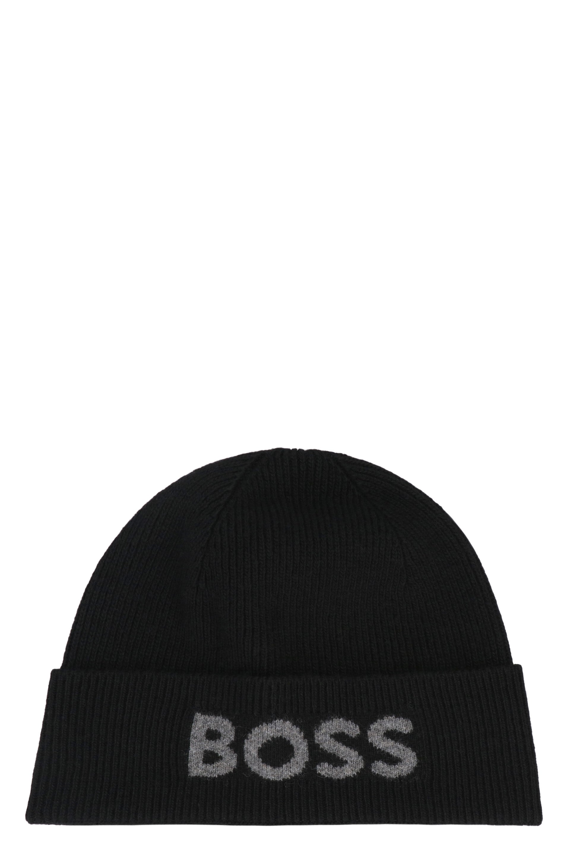 BOSS Knit Cap with Logo