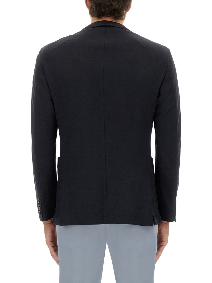 BOSS Men's Luxe Silk-Cotton Blend Jacket