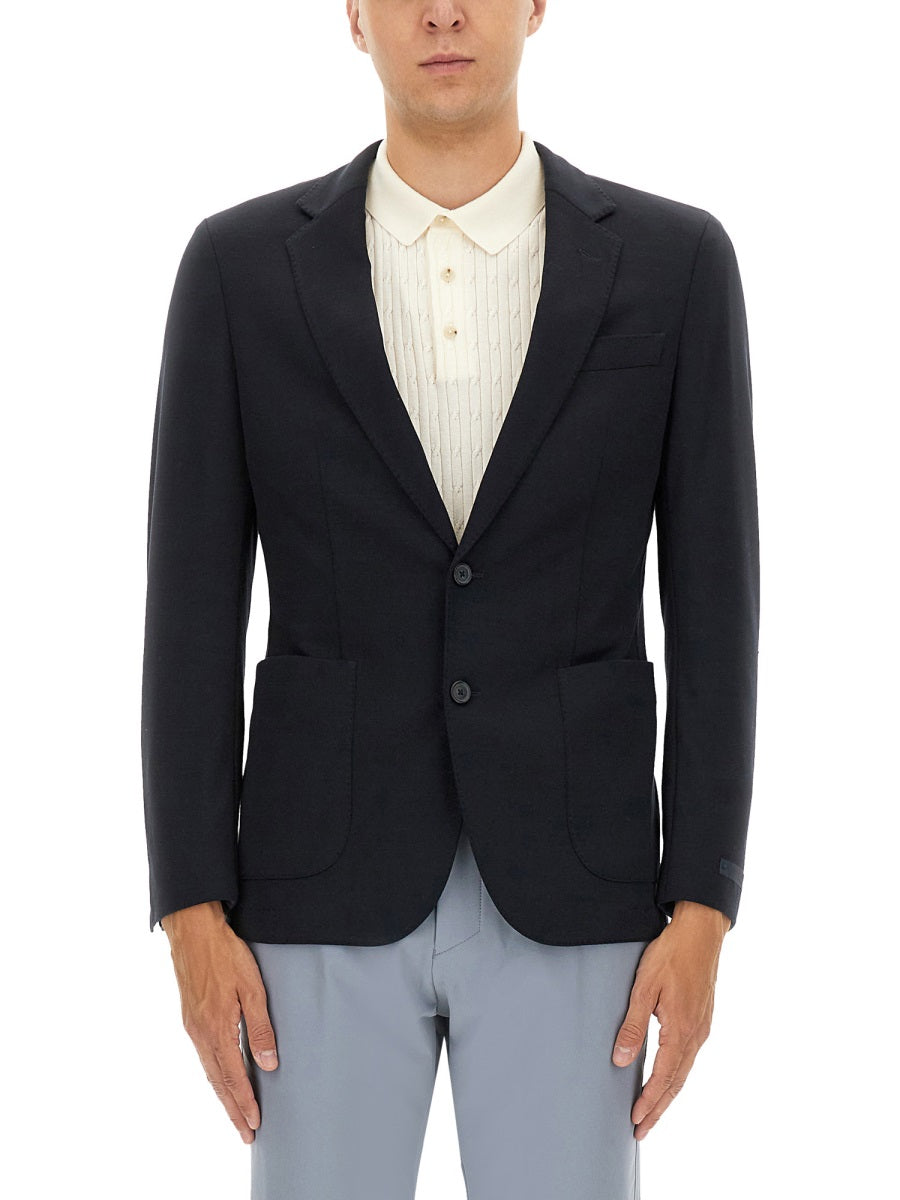 BOSS Men's Luxe Silk-Cotton Blend Jacket