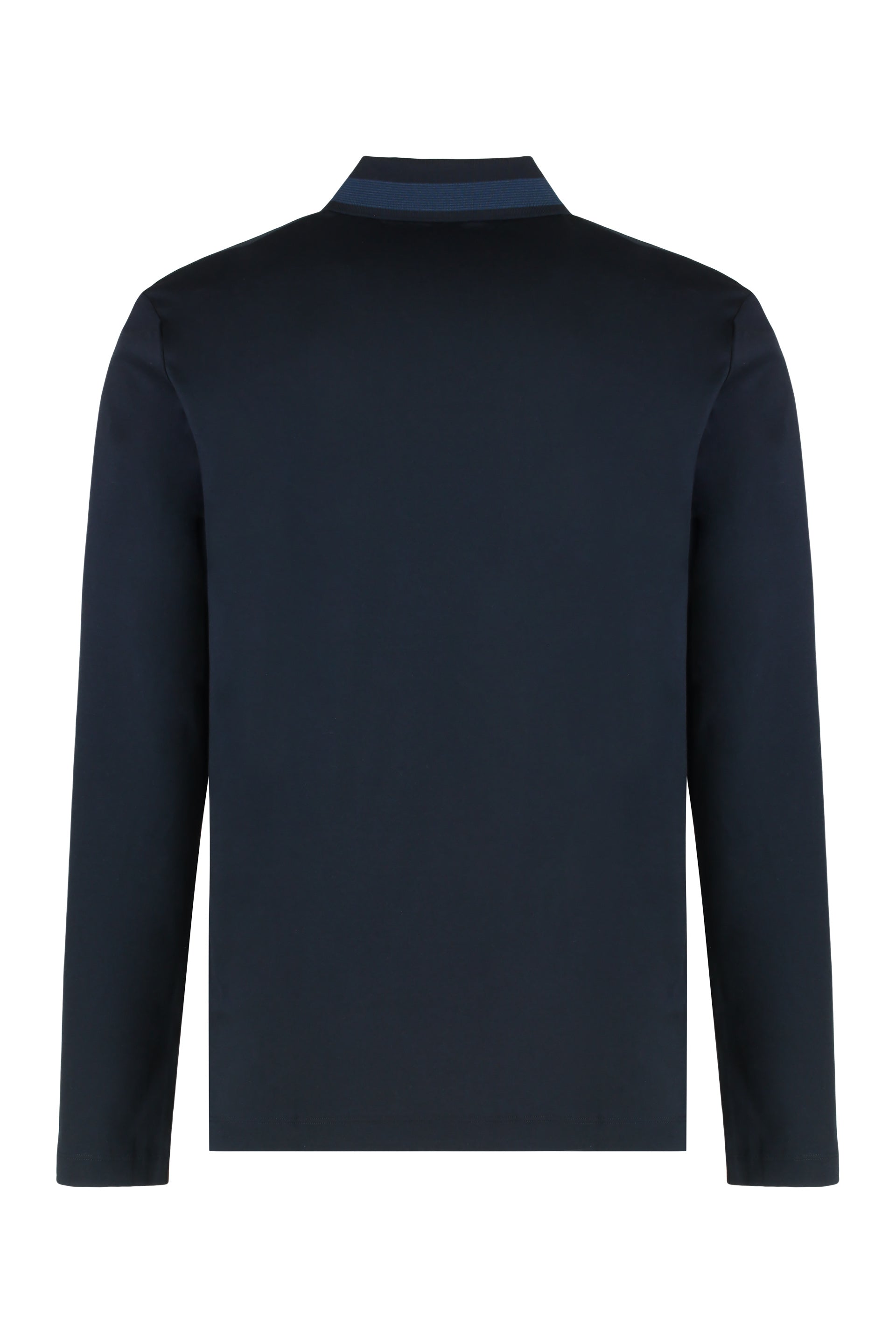 BOSS Classic Long Sleeve Cotton Polo for Men