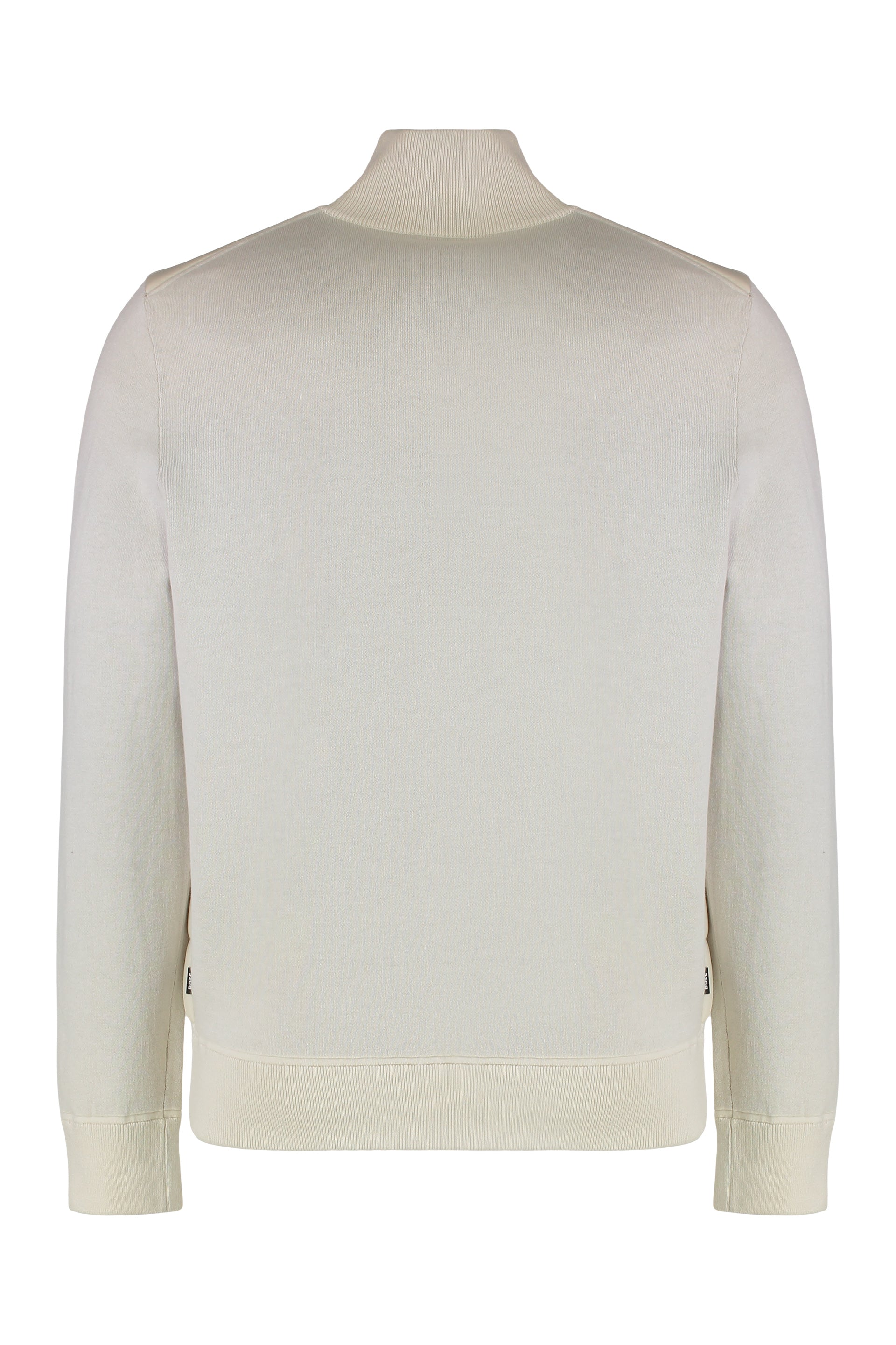 BOSS Men's Cardigan with Padded Front Panel