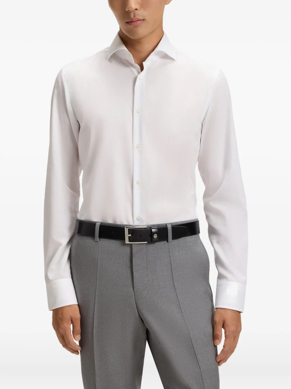 HUGO BOSS Classic Cotton Shirt for Men - FW25