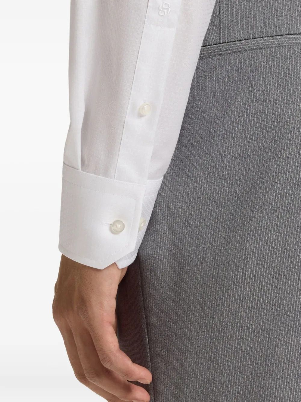 HUGO BOSS Classic Cotton Shirt for Men - FW25