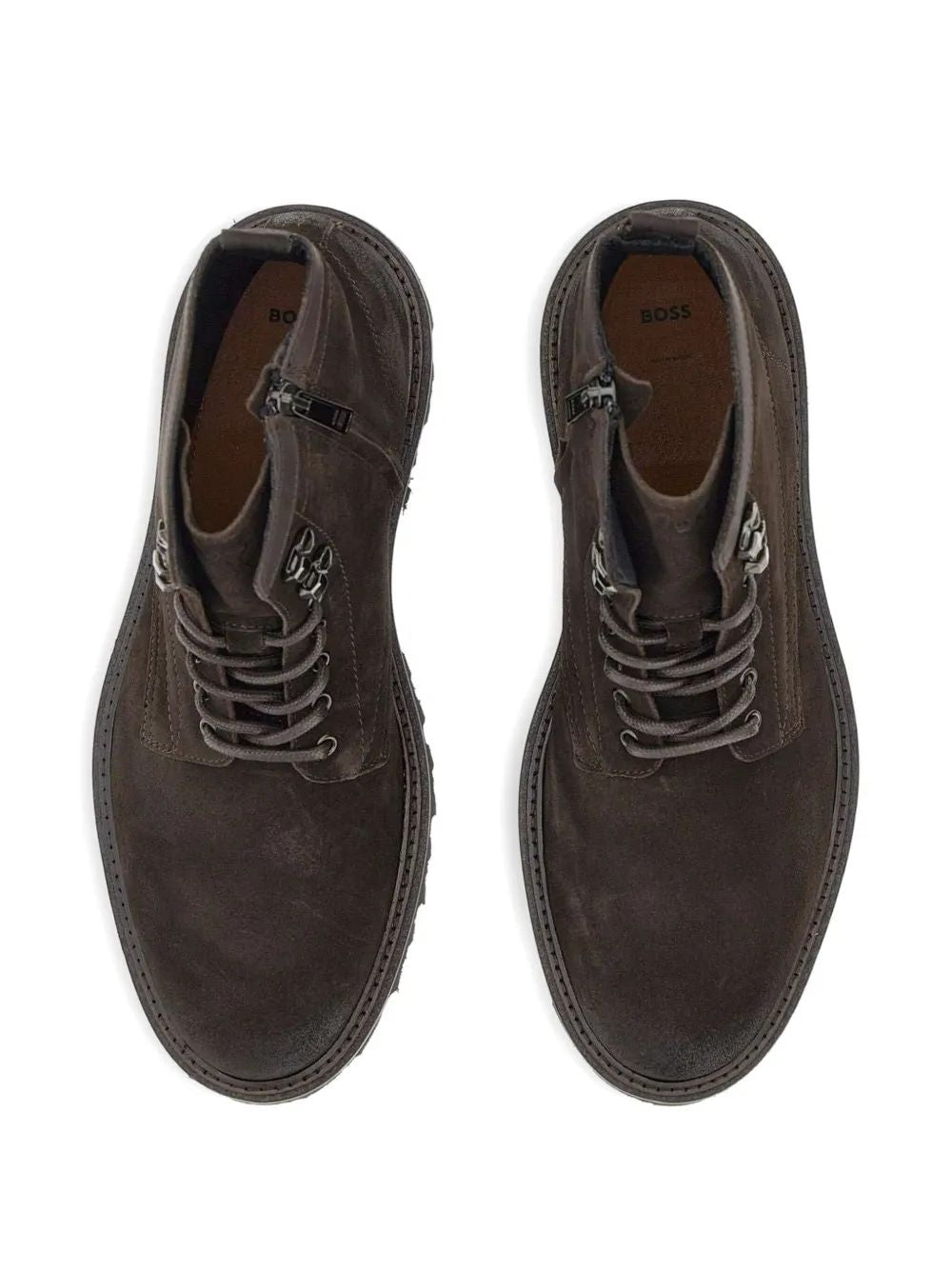 HUGO BOSS Men's Leather Boots – FW25 Collection