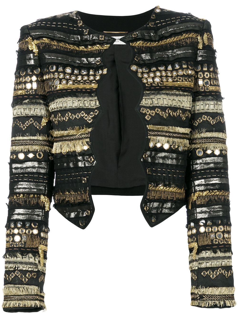 SAINT LAURENT Embroidered Jacket for Women - Stylish Outerwear
