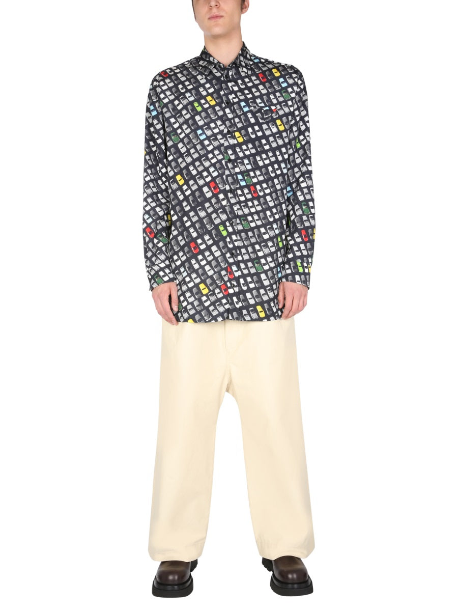 BOTTEGA VENETA Classic Allover Print Shirt