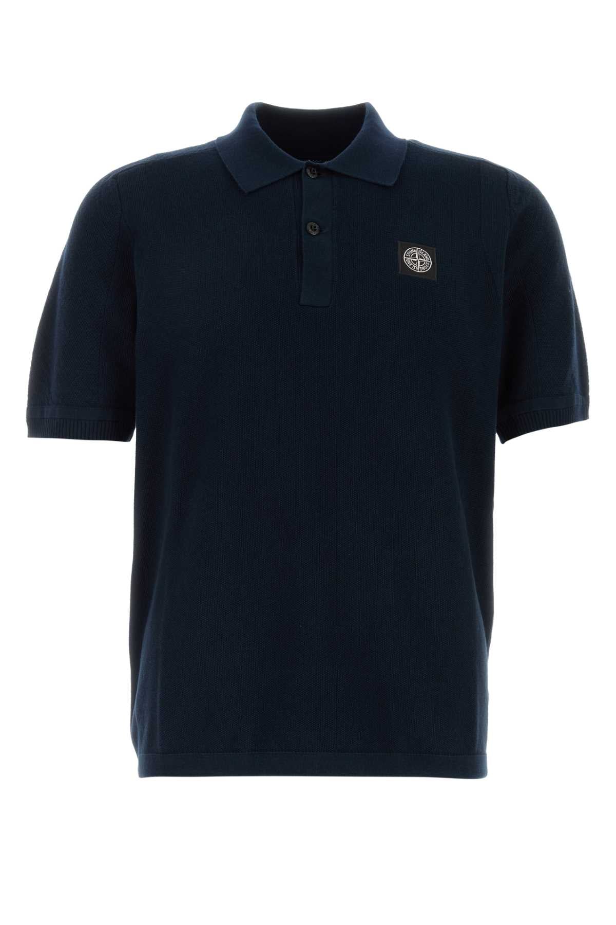 STONE ISLAND Classic Cotton Polo Shirt for Men - FW25 Collection