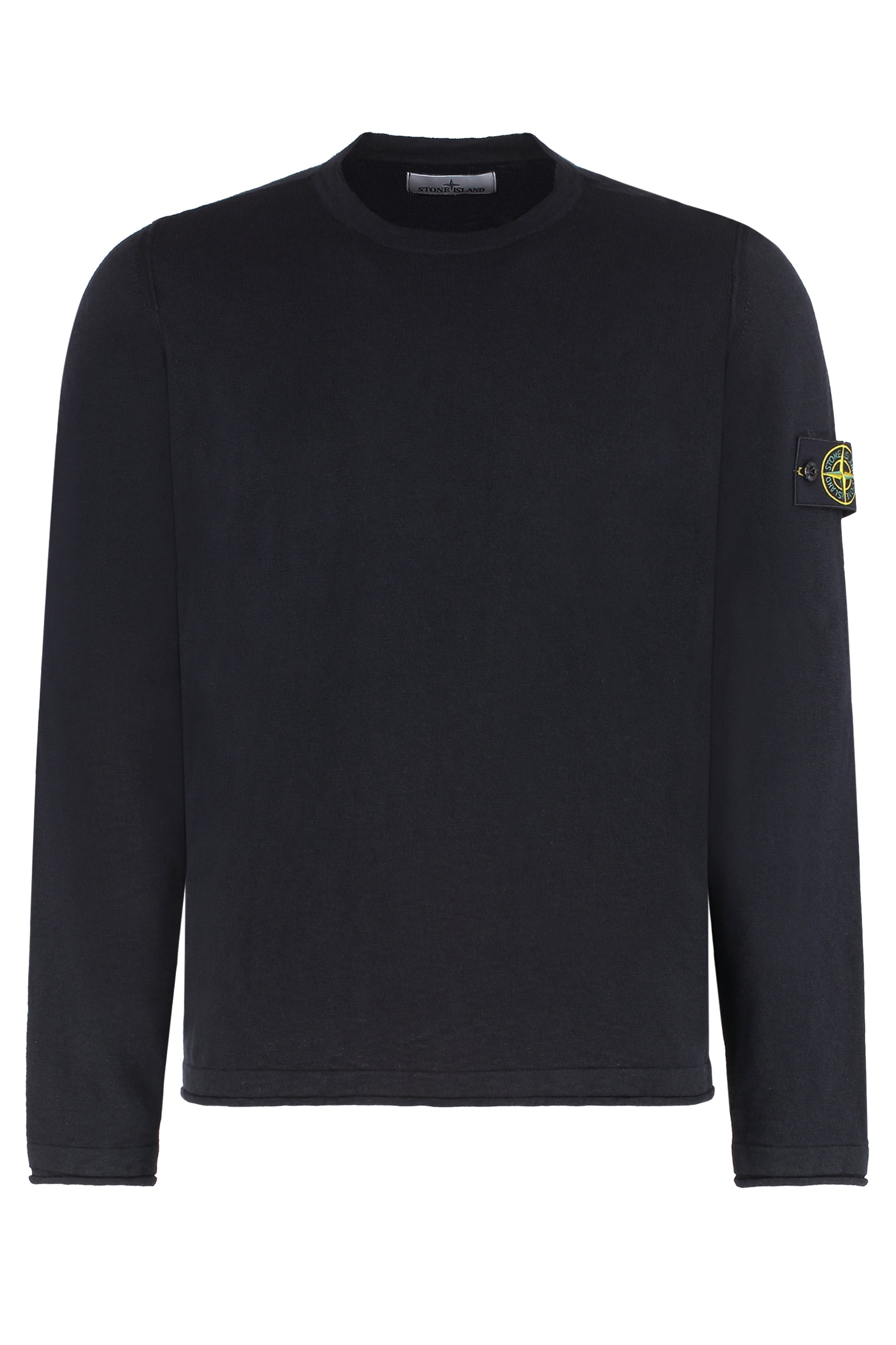 STONE ISLAND Cotton-Blend Sweater with Removable Logo Patch