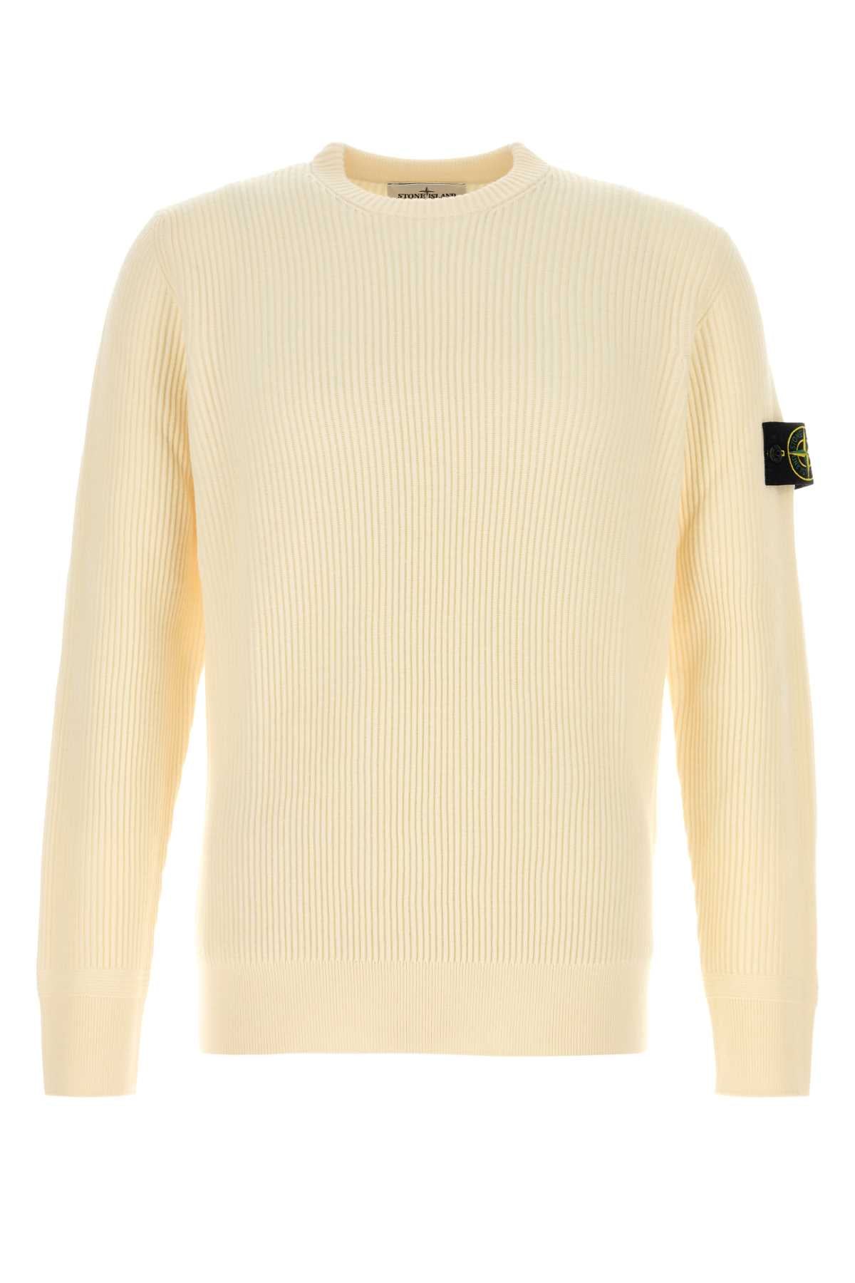 STONE ISLAND Classic Crew Neck Wool Sweater for Men