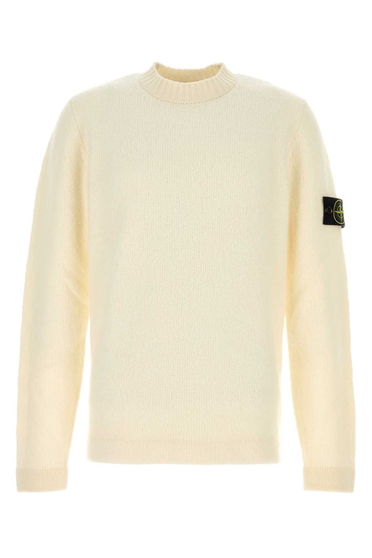 STONE ISLAND Wool Blend Crew Neck Sweater
