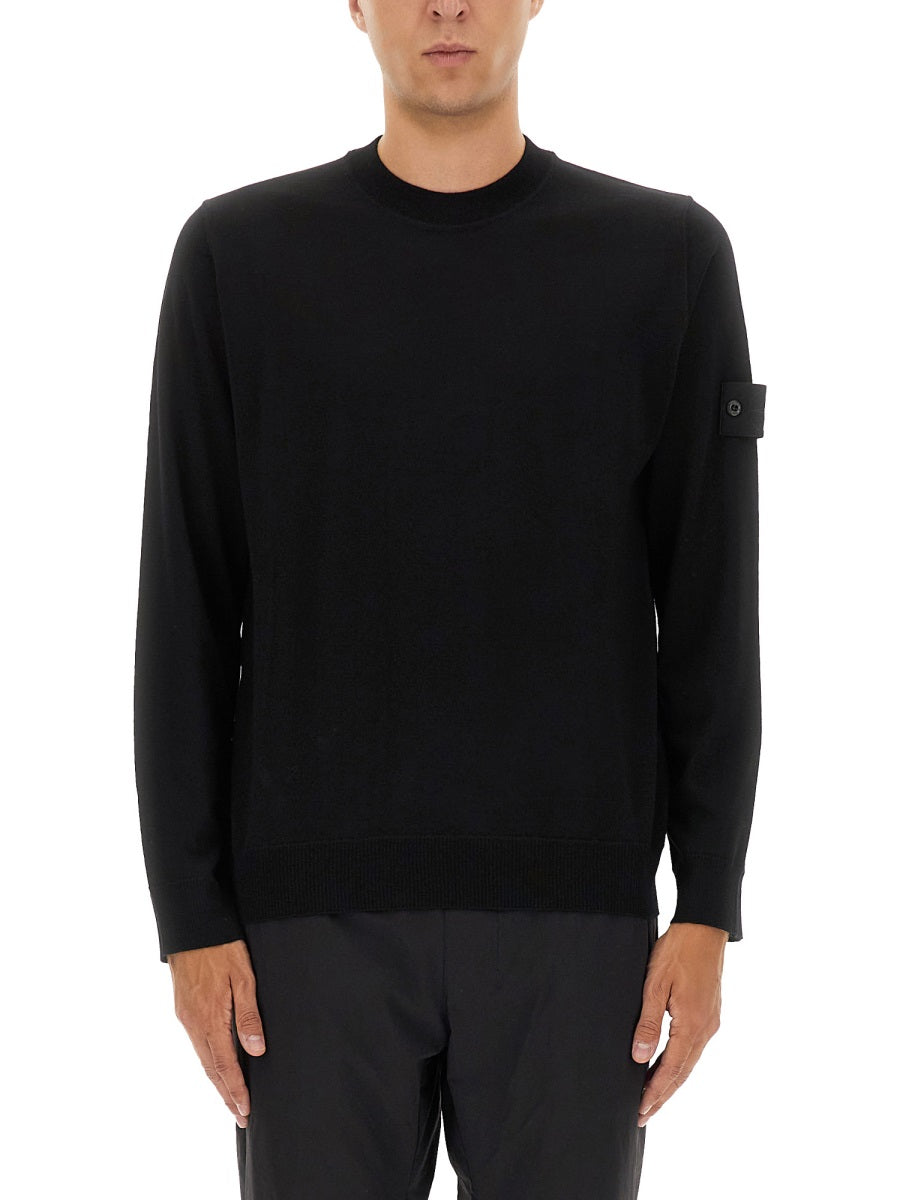 STONE ISLAND Premium Wool Sweatshirt for Men - FW25 Collection