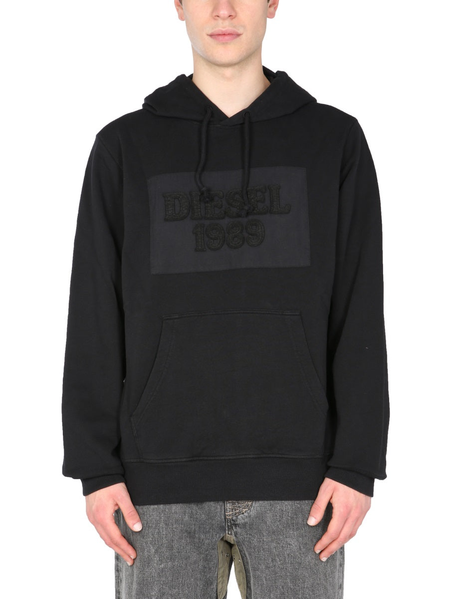 DIESEL Men's Drawstring Hoodie