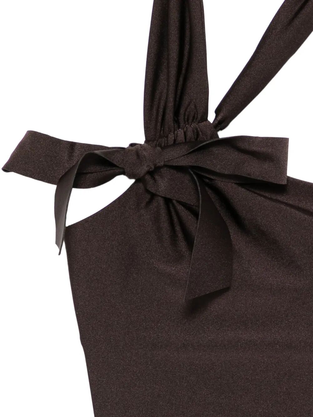 ZIMMERMANN One-Shoulder Mini Bow Detail Swimsuit
