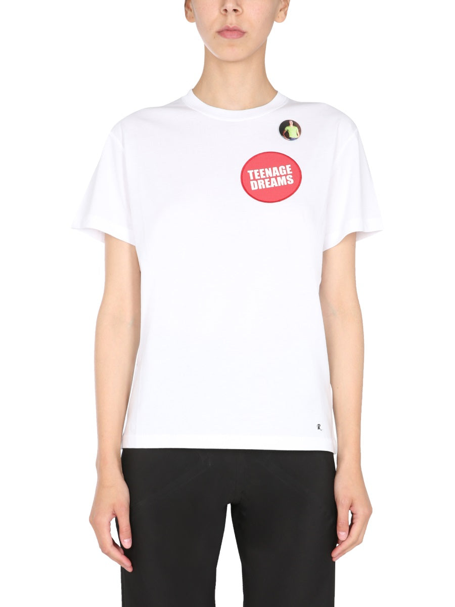 RAF SIMONS Teenage Dreams Crew Neck T-Shirt