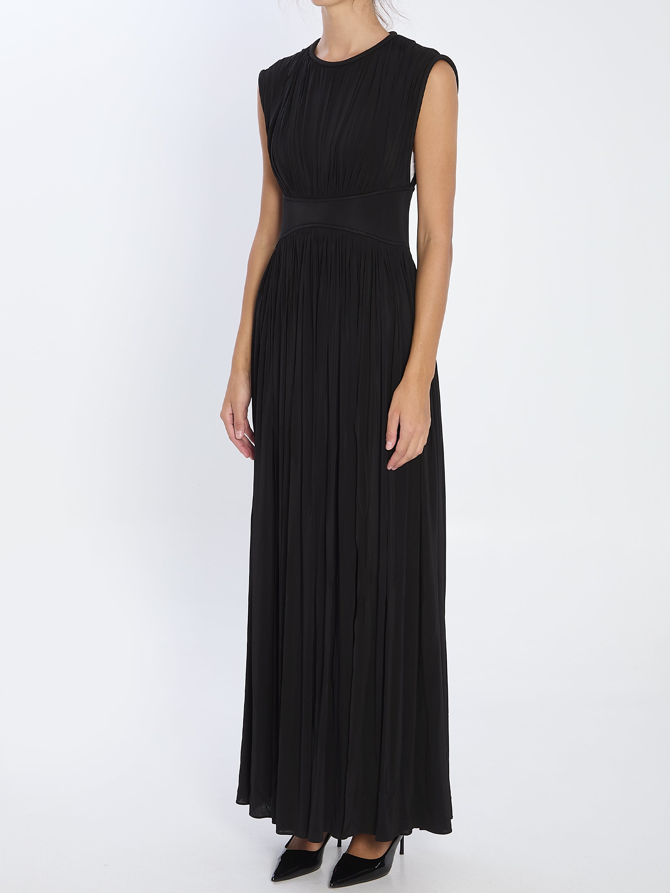 ZIMMERMANN Hypnotic Pleated Maxi Dress (Size 01)