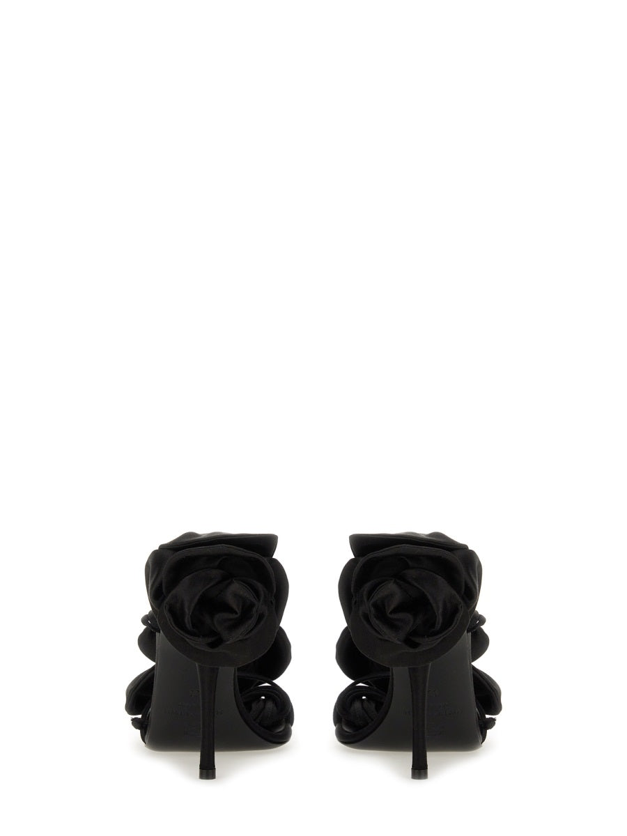 MAGDA BUTRYM Elegantly Crafted Satin Silk High Heels