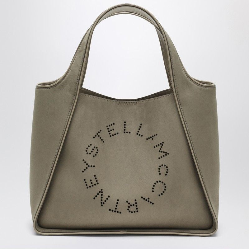 STELLA MCCARTNEY Medium Eco-Leather Tote Handbag with Logo Detail