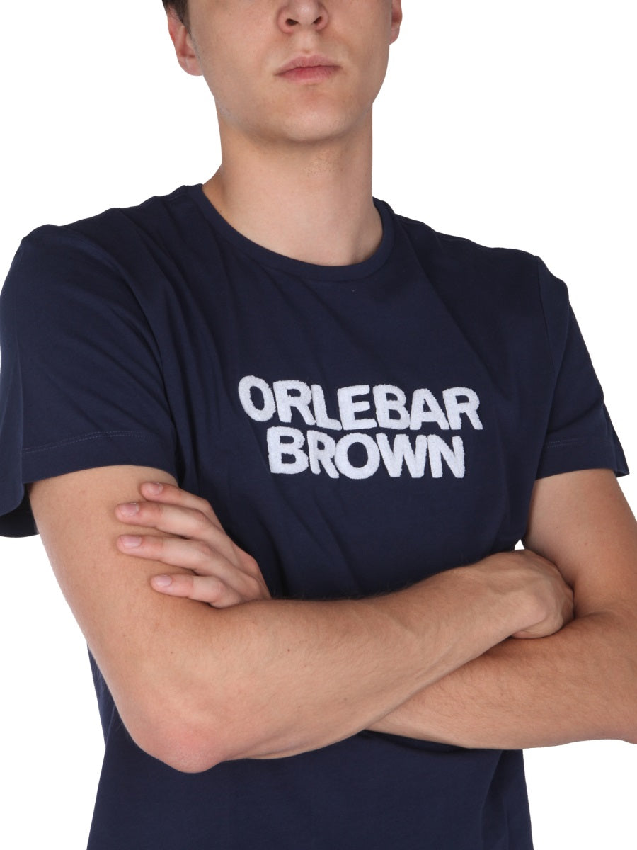 ORLEBAR BROWN Classic Crew Neck T-Shirt With Sponge Logo
