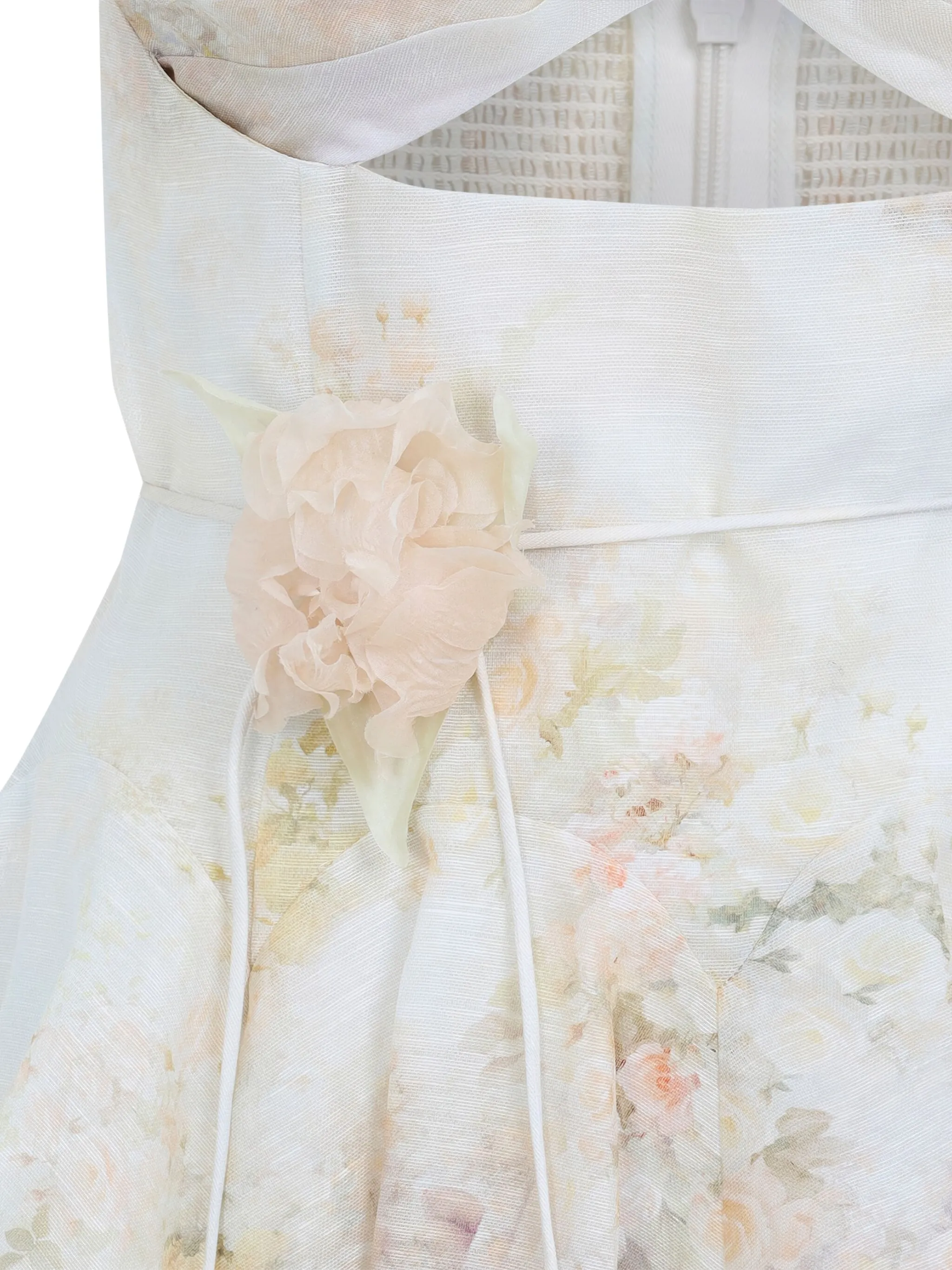 ZIMMERMANN Twist Front Mini Dress - Size 0