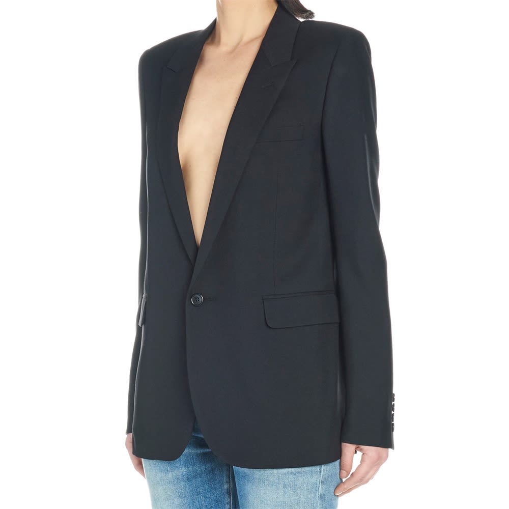 SAINT LAURENT Classic Women's Wool Blazer