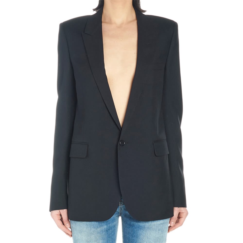 SAINT LAURENT Classic Women's Wool Blazer