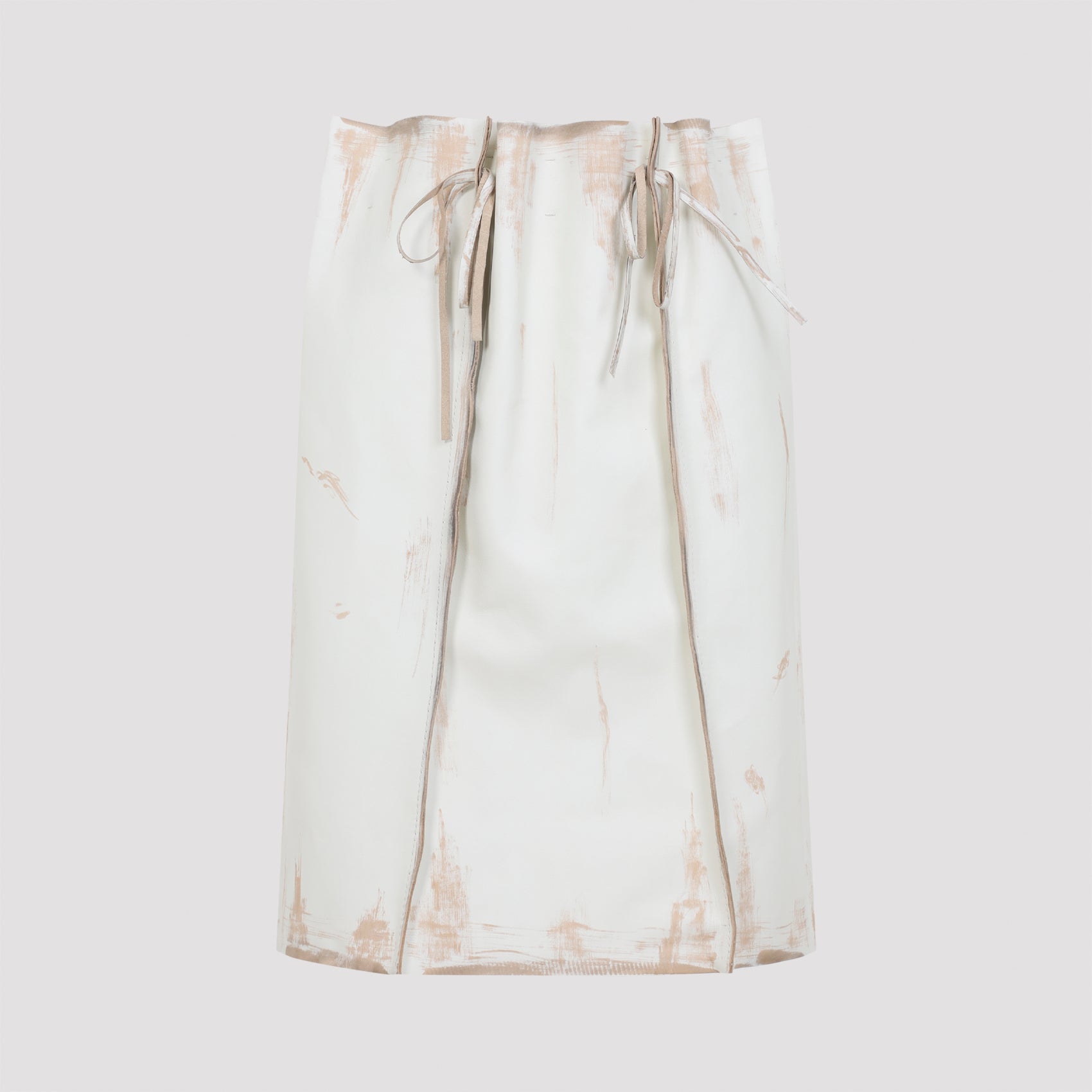 PRADA Leather Mini Skirt