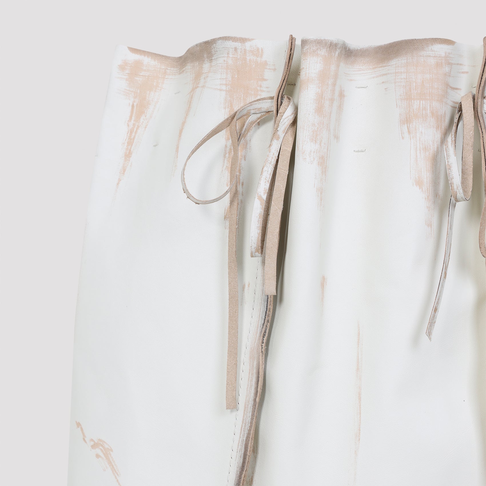 PRADA Leather Mini Skirt