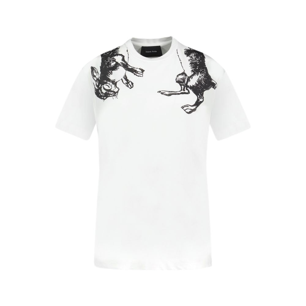 SIMONE ROCHA Hare Illustration T-Shirt