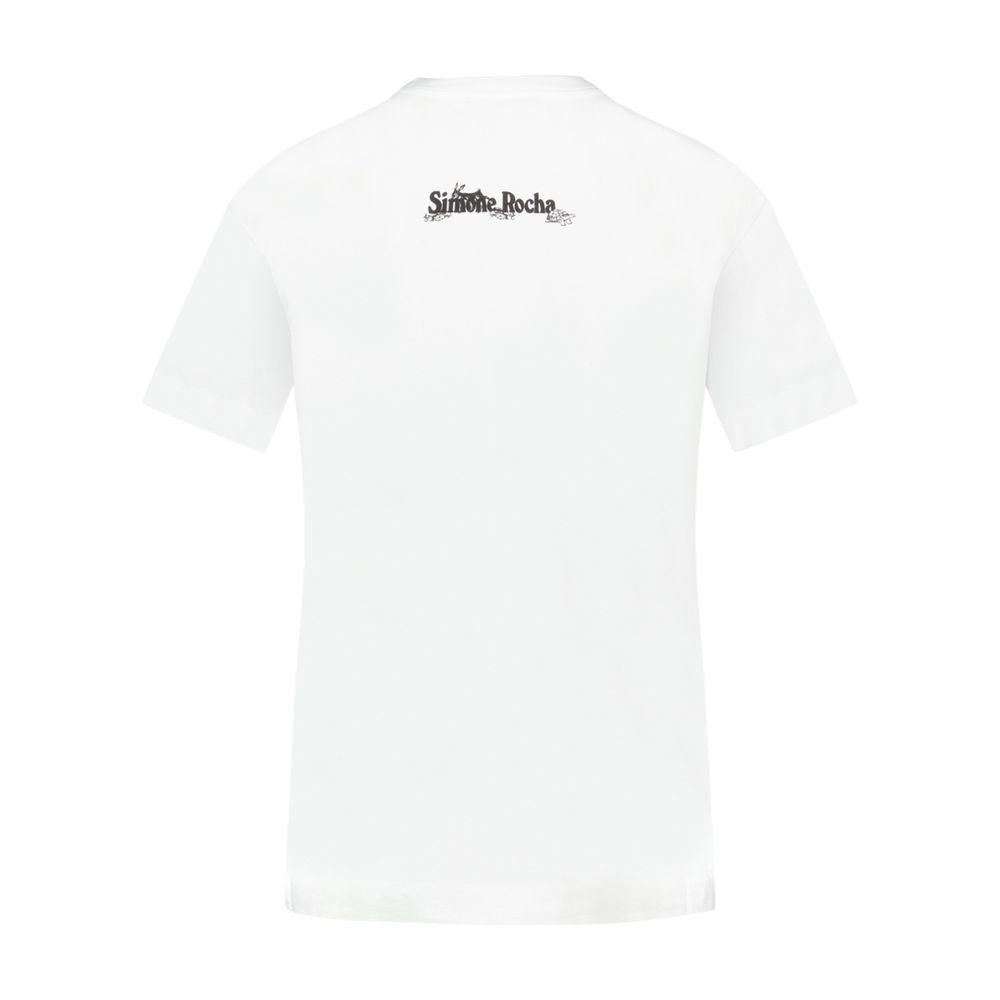 SIMONE ROCHA Hare Illustration T-Shirt