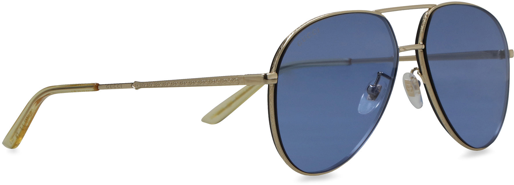 GUCCI Metallic Gold Sunglasses for Women