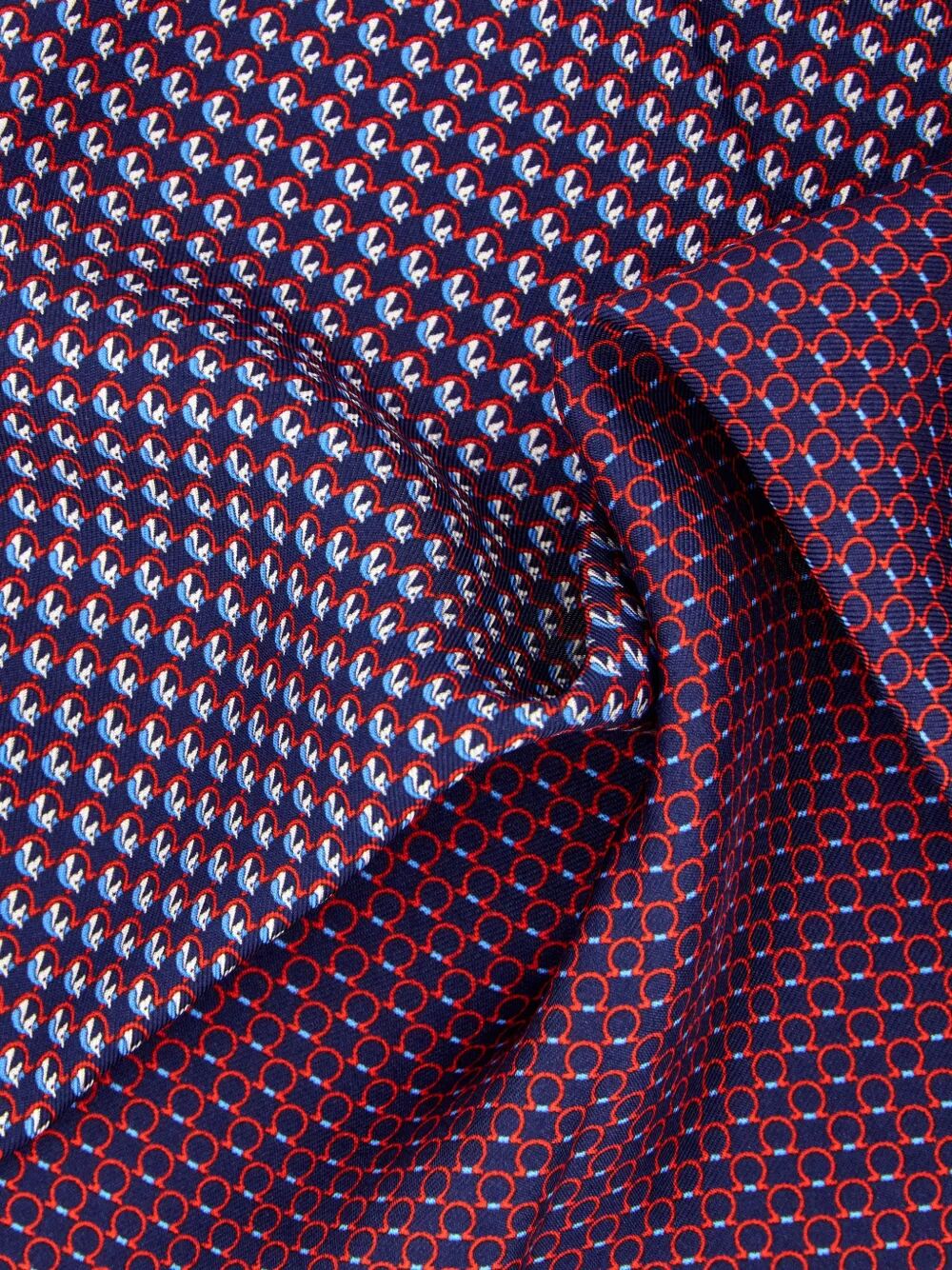 Ferragamo Silk Pocket Square