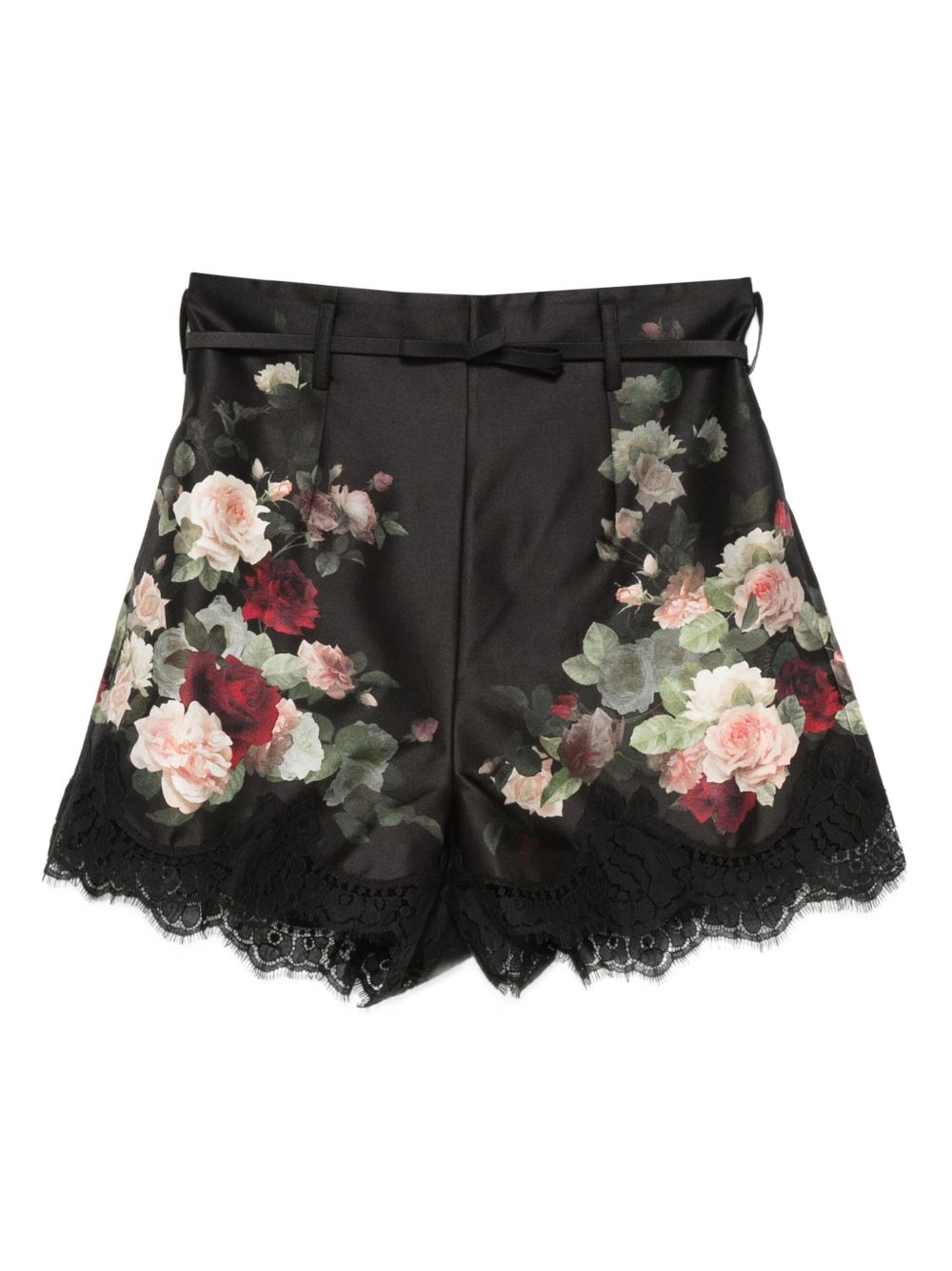 ZIMMERMANN Mini Printed Silk Blend Hypnotic Shorts