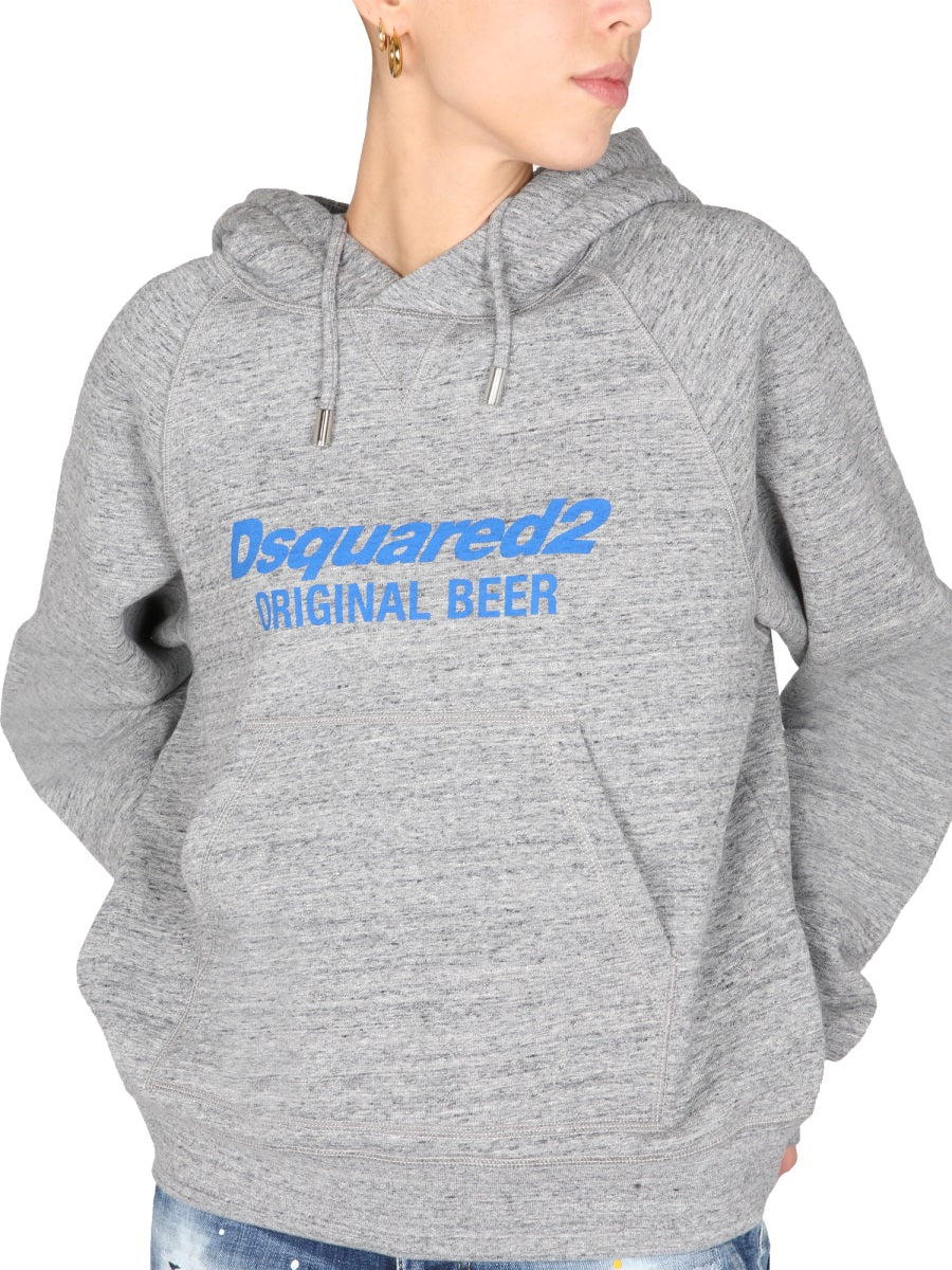 DSQUARED Casual Women's Hoodie with Front Logo Print