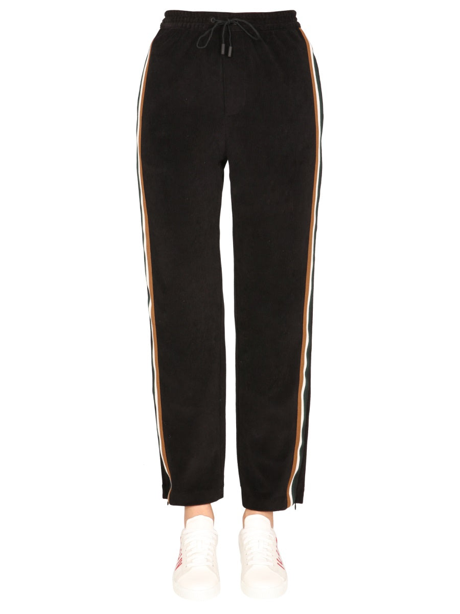 DSQUARED Elastic Waist Corduroy Trousers for Women