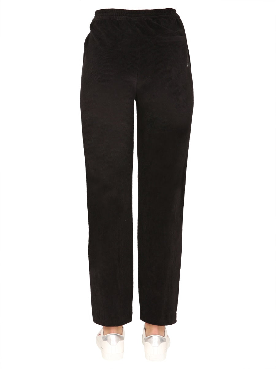 DSQUARED Elastic Waist Corduroy Trousers for Women