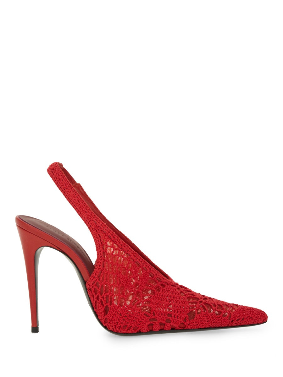 MAGDA BUTRYM Crochet Slingback Pumps for Women