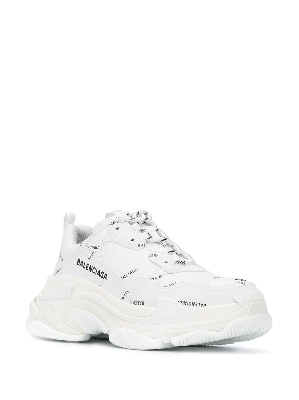 BALENCIAGA Women’s Synthetic Leather Triple S Sneakers