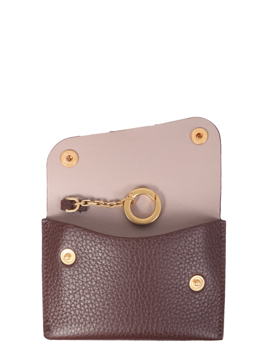 IL BISONTE European Leather Mini Card Holder