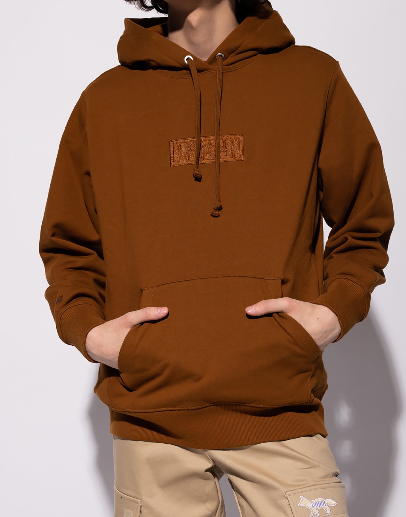 MAISON KITSUNÉ Men's Monk's Robe Logo Hoodie