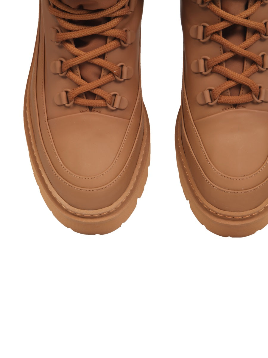 GIA BORGHINI Womens Hiking Boots with Rubber Bottom - 4 CM Heel