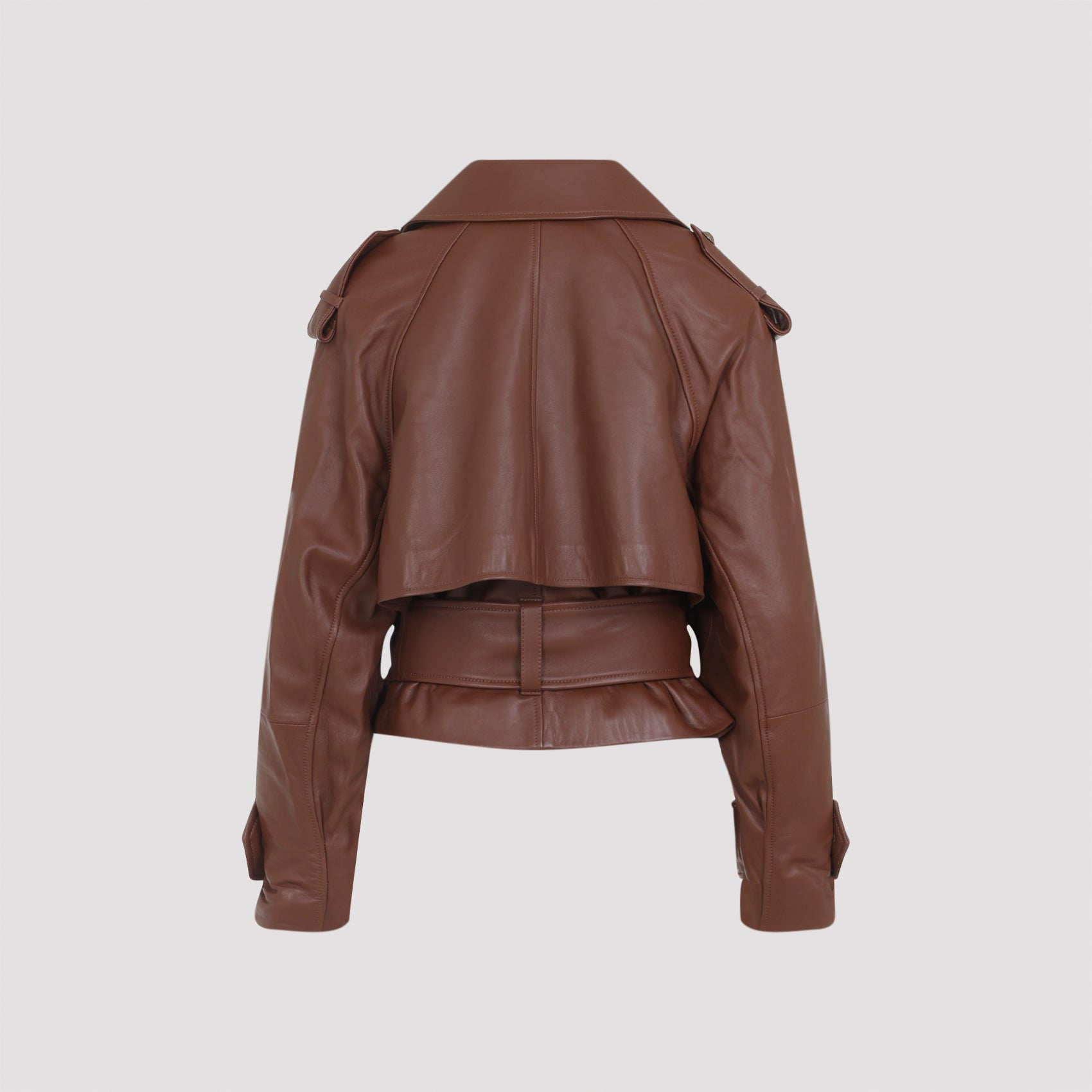 ZIMMERMANN Hypnotic Leather Crop Trench