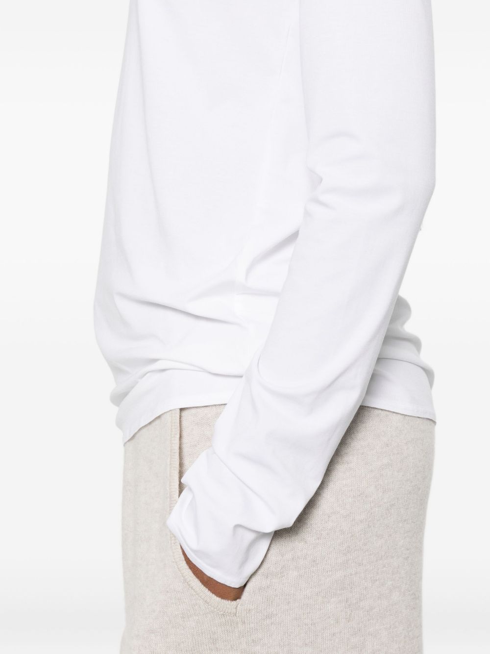 WOLFORD Women's Long Sleeve Crew Neck Top