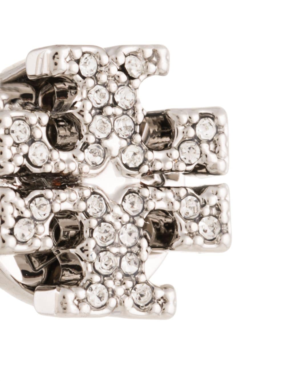 TORY BURCH Elegant Brass and Glass Bracelet