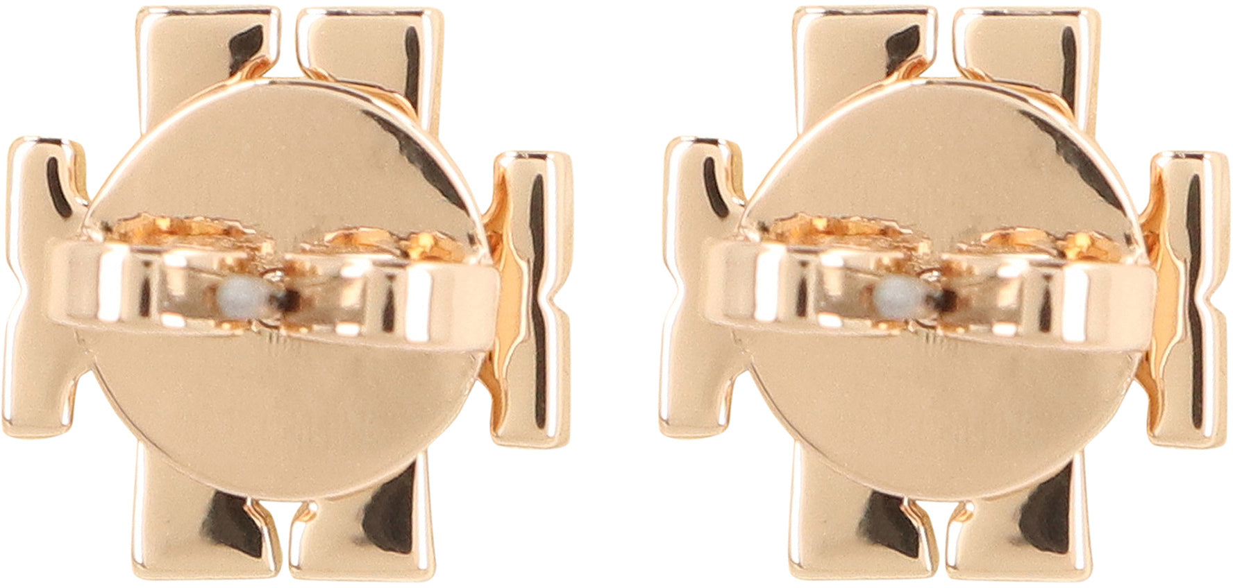 TORY BURCH Elegant Brass and Glass Bijoux Earrings