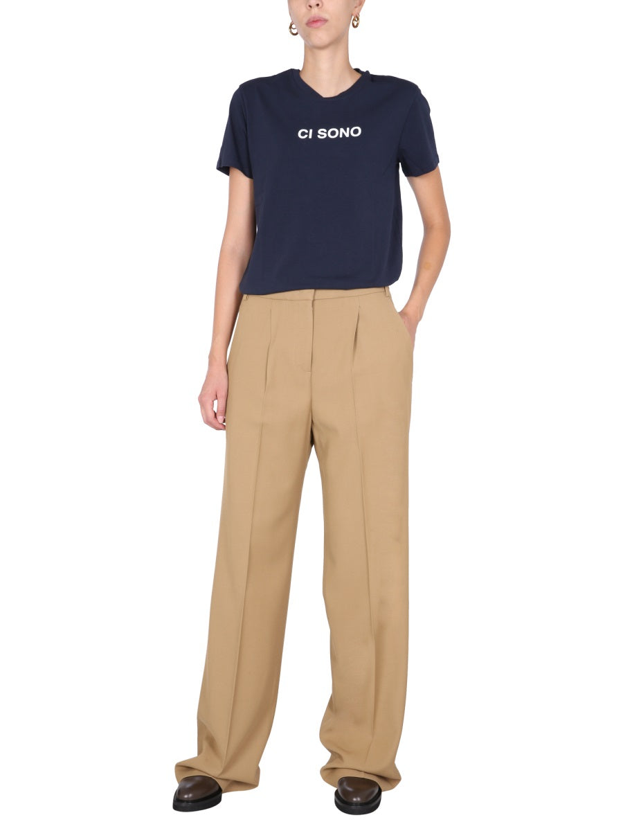 ASPESI Classic Gabardine Trousers for Women