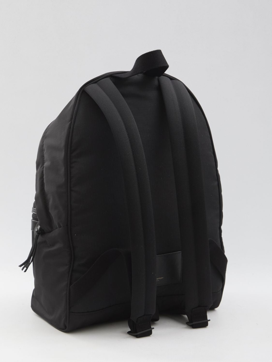 SAINT LAURENT City Backpack in Nylon Ripstop and Leather