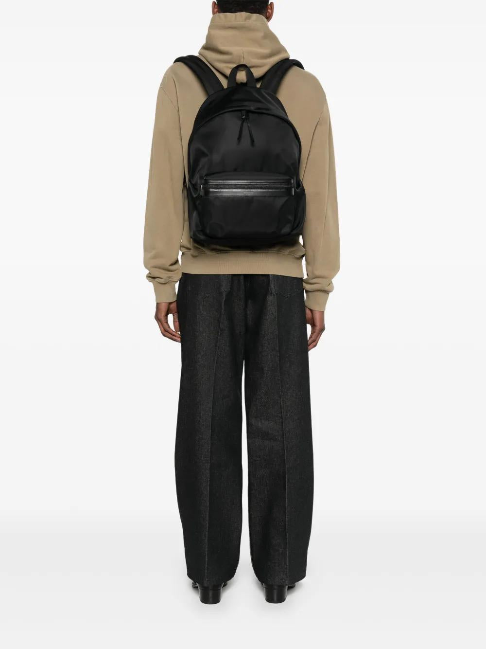 SAINT LAURENT City Backpack - Crafted from Eco-Friendly Materials