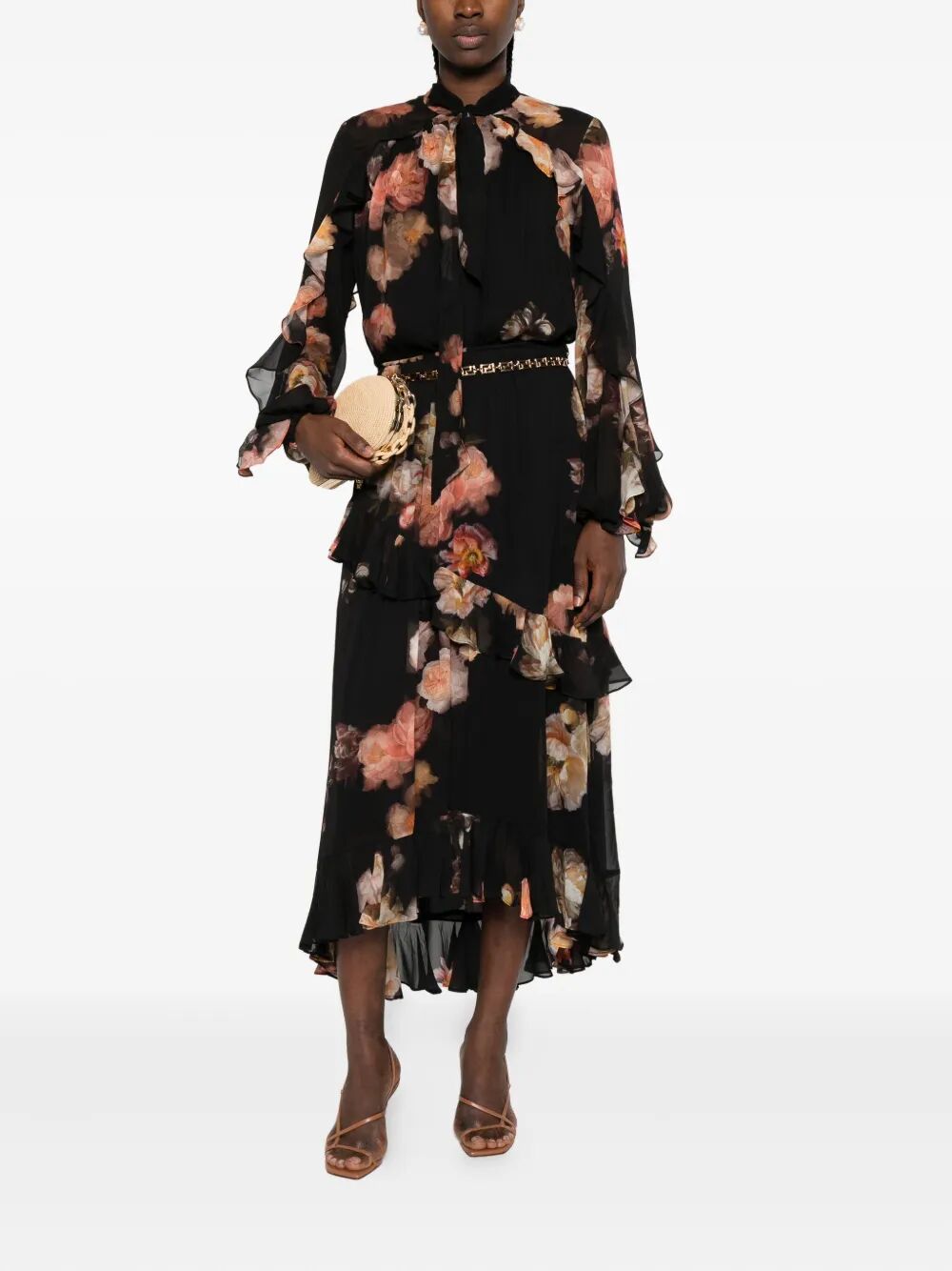 ZIMMERMANN Captivating Asymmetric Midi Skirt