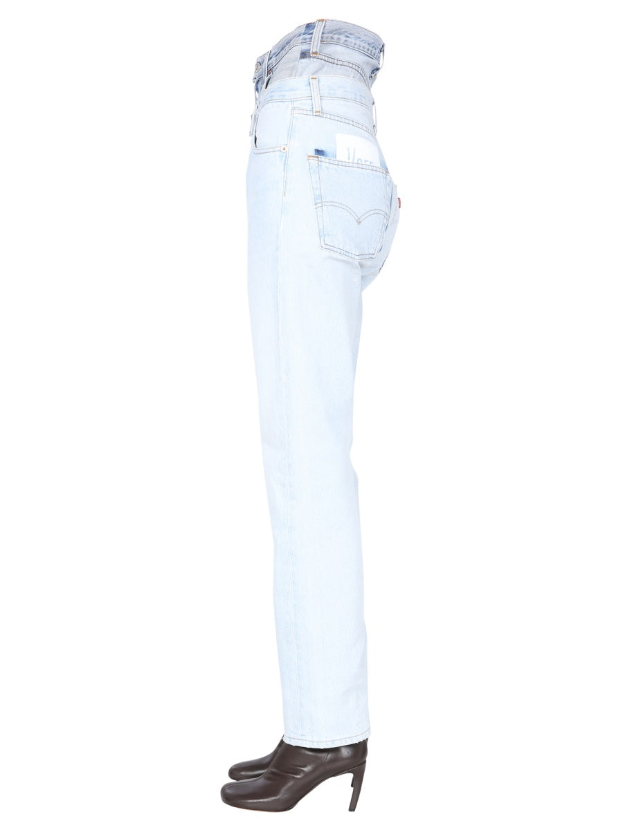1/OFF Double Waisted Jeans - Unisex