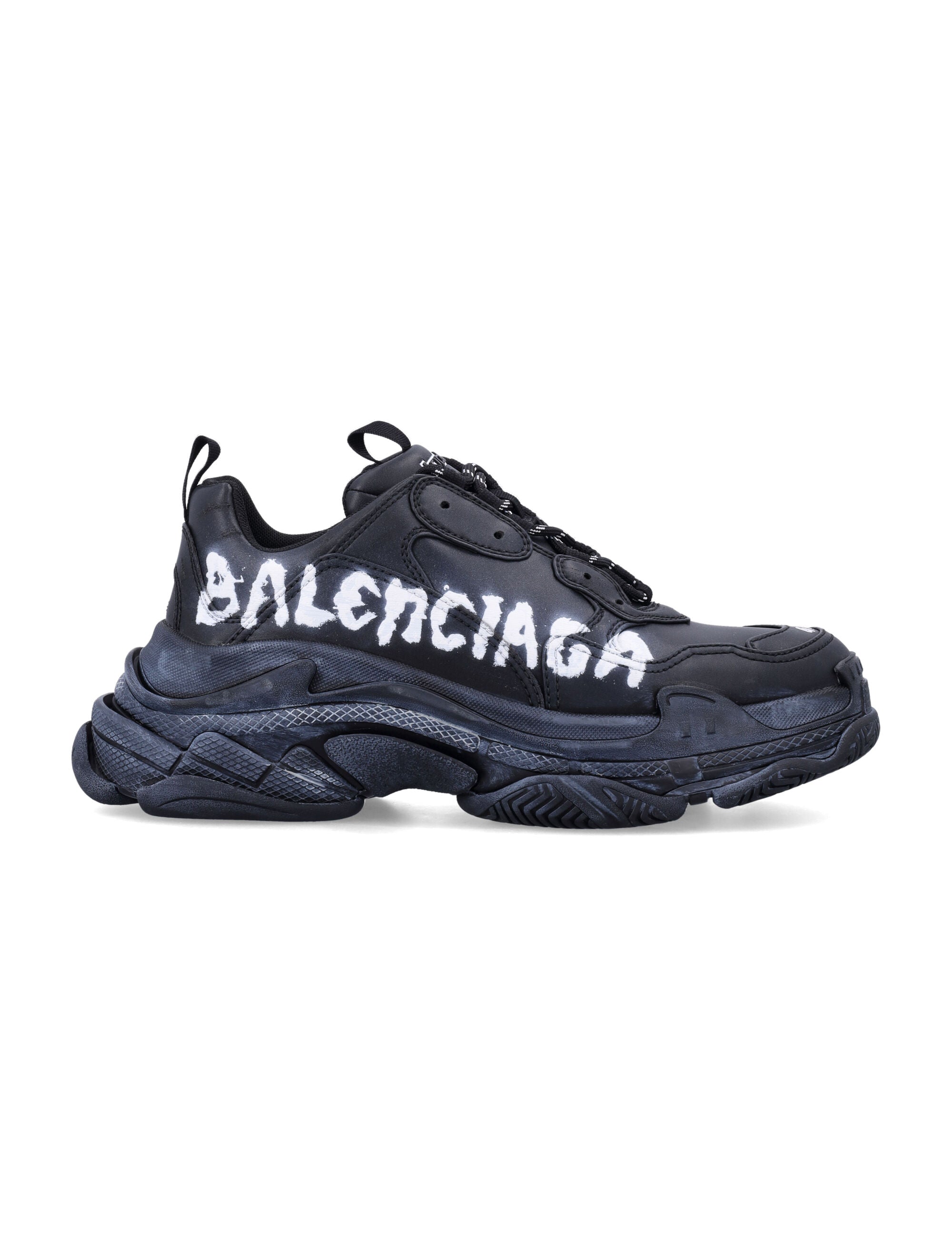 BALENCIAGA Triple S Paint Logo Sneaker (Men's Size)